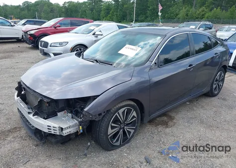 2016 Honda Civic Ex-T из США, поврежденный, VIN 19XFC1F31GE213422